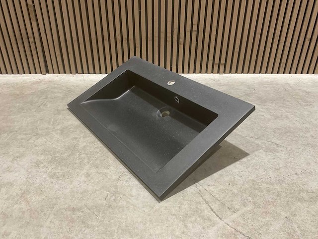 Allibert 80cm nexx 800x460 solid black 816338 wasbak - afbeelding 21 van  41