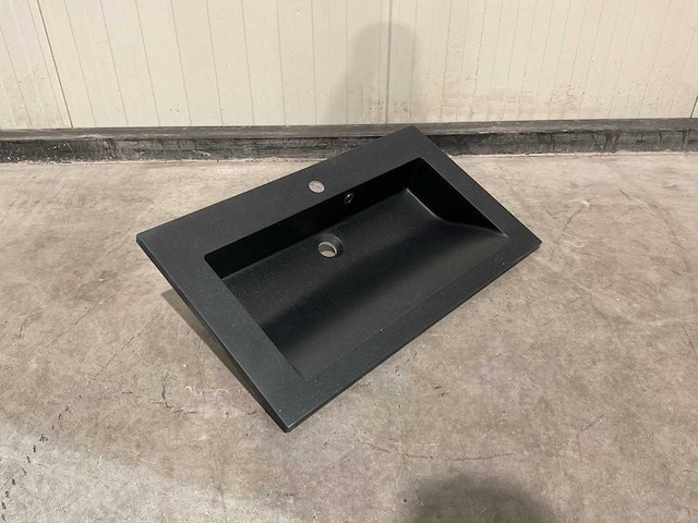 Allibert 80cm nexx 800x460 solid black 816338 wasbak - afbeelding 27 van  41