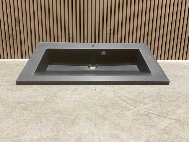 Allibert 80cm nexx 800x460 solid black 816338 wastafels 12 stuks - afbeelding 11 van  27