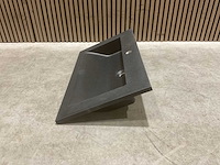 Allibert 80cm nexx 800x460 solid black 816338 wastafels 12 stuks - afbeelding 14 van  27