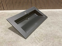 Allibert 80cm nexx 800x460 solid black 816338 wastafels 12 stuks - afbeelding 9 van  27