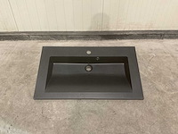 Allibert 80cm nexx 800x460 solid black 816338 wastafels 12 stuks - afbeelding 17 van  27