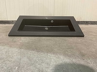 Allibert 80cm nexx 800x460 solid black 816338 wastafels 12 stuks - afbeelding 18 van  27