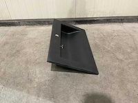 Allibert 80cm nexx 800x460 solid black 816338 wastafels 12 stuks - afbeelding 19 van  27
