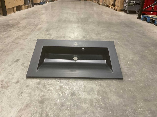 Allibert 80cm nexx 800x460 solid black 816338 wastafels 12 stuks - afbeelding 15 van  27