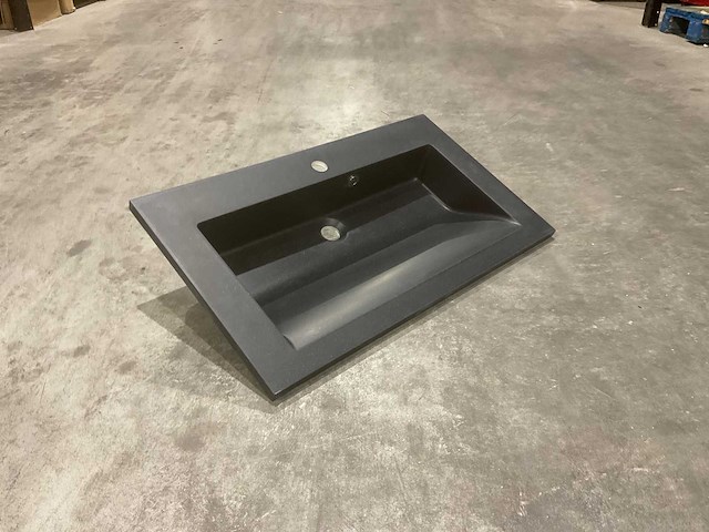 Allibert 80cm nexx 800x460 solid black 816338 wastafels 12 stuks - afbeelding 25 van  27