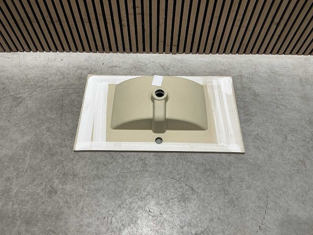 Allibert 80cm plan ceram 1 vasque blanc 824872 wasbak - afbeelding 7 van  35