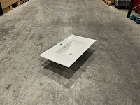 Allibert 80cm plan ceram 1 vasque blanc 824872 wasbak - afbeelding 30 van  35
