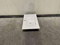 Allibert 80cm plan ceram 1 vasque blanc 824872 wasbak - afbeelding 22 van  35