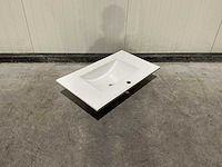 Allibert 80cm plan ceram 1 vasque blanc 824872 wasbak - afbeelding 26 van  35