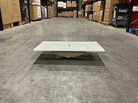 Allibert 80cm plan ceram 1 vasque blanc 824872 wasbak - afbeelding 23 van  35