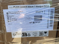 Allibert 80cm plan qeramique 1v 251574 wastafels (23x) - afbeelding 37 van  42