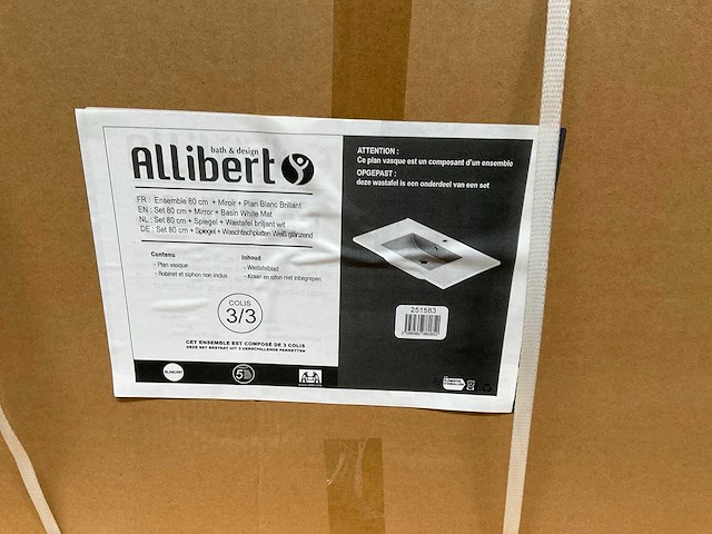 Allibert 80cm wastafel - afbeelding 6 van  7
