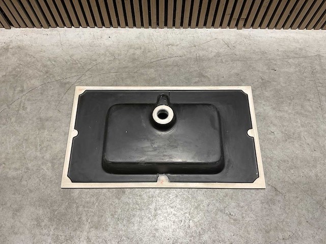 Allibert 81cm plan polybeton noir mat 827780 wasbak - afbeelding 18 van  34