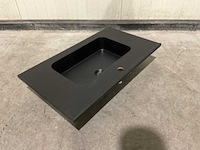 Allibert 81cm plan polybeton noir mat 827780 wasbak - afbeelding 24 van  34