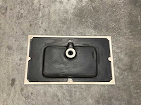Allibert 81cm plan polybeton noir mat 827780 wasbak - afbeelding 3 van  34