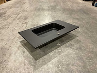 Allibert 81cm plan polybeton noir mat 827780 wastafels 19 stuks - afbeelding 2 van  17