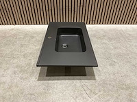 Allibert 81cm plan polybeton noir mat 827780 wastafels 19 stuks - afbeelding 8 van  17