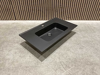 Allibert 81cm plan polybeton noir mat 827780 wastafels 19 stuks - afbeelding 7 van  17