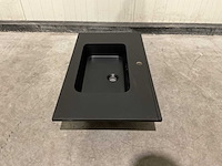 Allibert 81cm plan polybeton noir mat 827780 wastafels 19 stuks - afbeelding 12 van  17