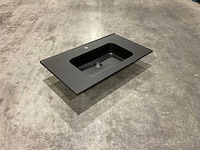 Allibert 81cm plan polybeton noir mat 827780 wastafels 19 stuks - afbeelding 15 van  17