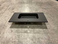 Allibert 81cm plan polybeton noir mat 827780 wastafels 19 stuks - afbeelding 17 van  17