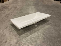 Allibert 90cm plan polybeton 1 vasque blanc 816344 wastafels 15 stuks - afbeelding 2 van  50