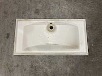 Allibert 90cm plan polybeton 1 vasque blanc 816344 wastafels 15 stuks - afbeelding 5 van  50
