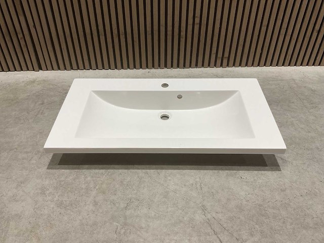 Allibert 90cm plan polybeton 1 vasque blanc 816344 wastafels 15 stuks - afbeelding 9 van  50