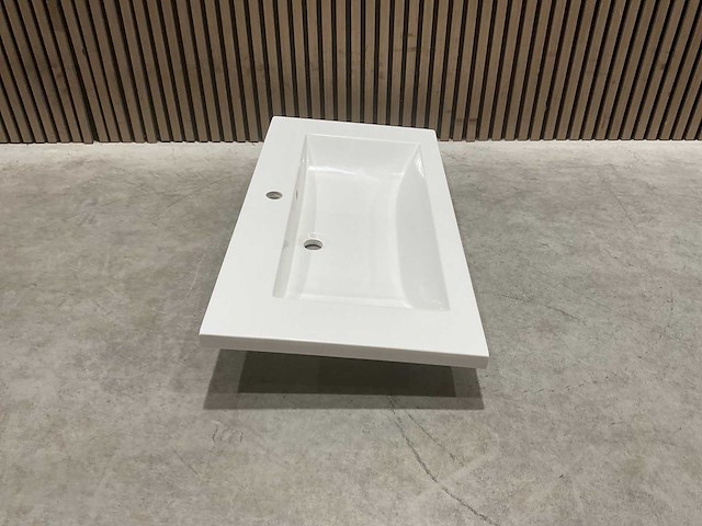 Allibert 90cm plan polybeton 1 vasque blanc 816344 wastafels 15 stuks - afbeelding 13 van  50