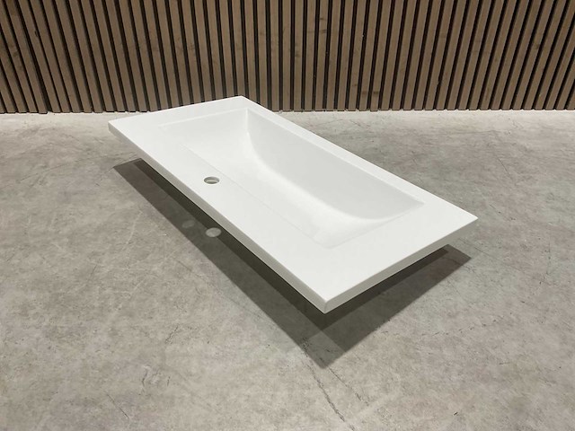 Allibert 90cm plan polybeton 1 vasque blanc 816344 wastafels 15 stuks - afbeelding 14 van  50