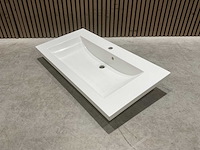 Allibert 90cm plan polybeton 1 vasque blanc 816344 wastafels 15 stuks - afbeelding 18 van  50