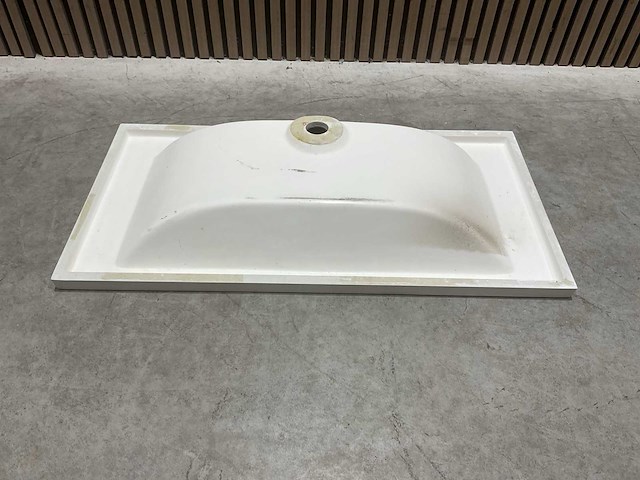 Allibert 90cm plan polybeton 1 vasque blanc 816344 wastafels 15 stuks - afbeelding 19 van  50