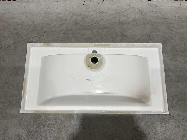 Allibert 90cm plan polybeton 1 vasque blanc 816344 wastafels 15 stuks - afbeelding 20 van  50