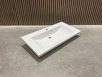 Allibert 90cm plan polybeton 1 vasque blanc 816344 wastafels 15 stuks - afbeelding 12 van  50