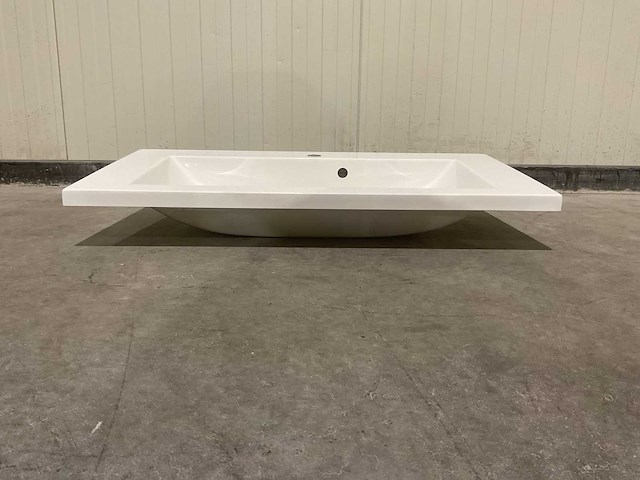 Allibert 90cm plan polybeton 1 vasque blanc 816344 wastafels 15 stuks - afbeelding 30 van  50