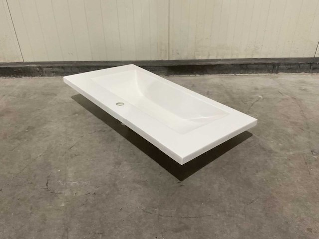 Allibert 90cm plan polybeton 1 vasque blanc 816344 wastafels 15 stuks - afbeelding 33 van  50