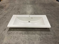 Allibert 90cm plan polybeton 1 vasque blanc 816344 wastafels 15 stuks - afbeelding 23 van  50
