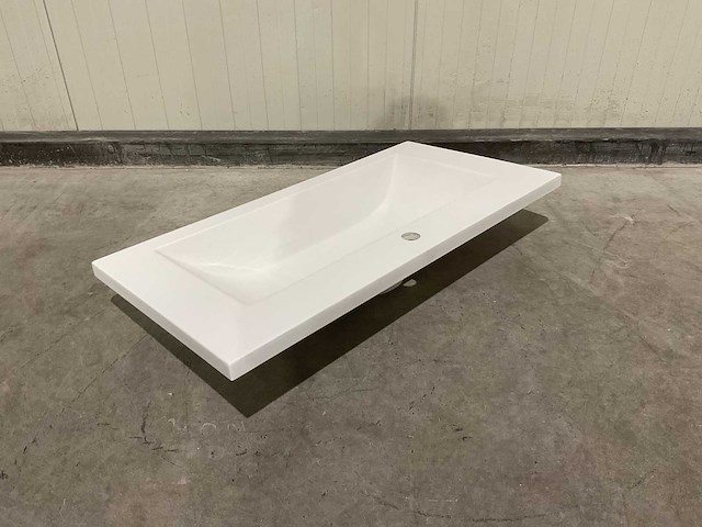 Allibert 90cm plan polybeton 1 vasque blanc 816344 wastafels 15 stuks - afbeelding 36 van  50