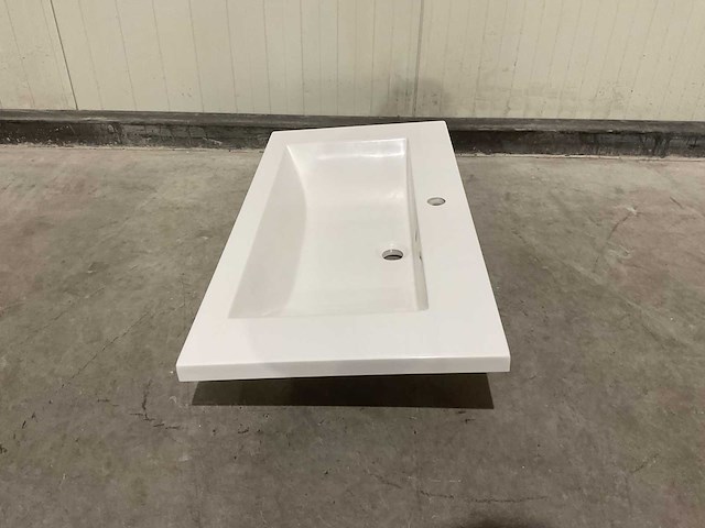 Allibert 90cm plan polybeton 1 vasque blanc 816344 wastafels 15 stuks - afbeelding 37 van  50
