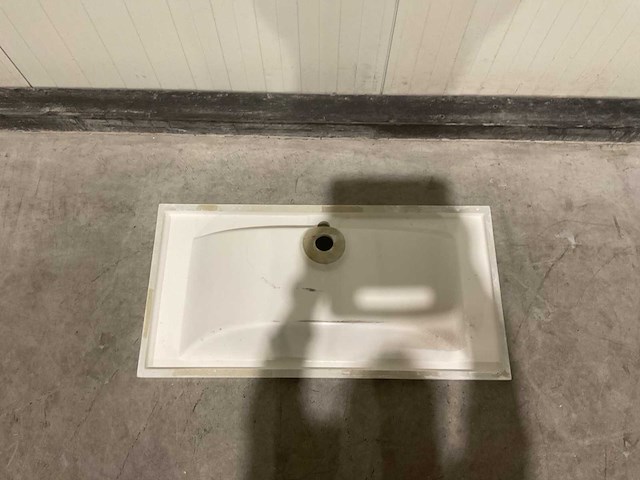 Allibert 90cm plan polybeton 1 vasque blanc 816344 wastafels 15 stuks - afbeelding 39 van  50
