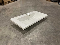 Allibert 90cm plan polybeton 1 vasque blanc 816344 wastafels 15 stuks - afbeelding 47 van  50