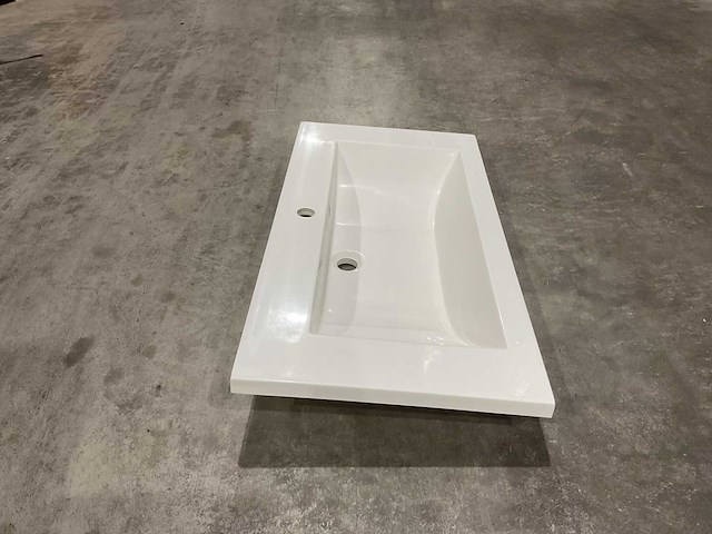 Allibert 90cm plan polybeton 1 vasque blanc 816344 wastafels 15 stuks - afbeelding 48 van  50