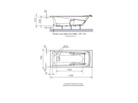 Allibert aero confort b ligbad - afbeelding 2 van  2