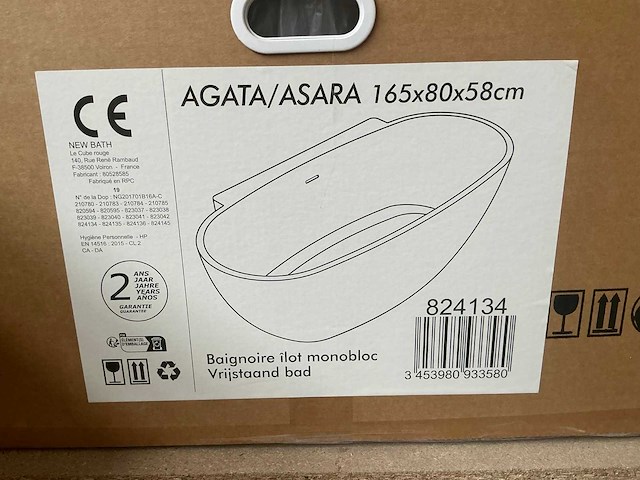 Allibert agata asara vrijstaande bad - afbeelding 3 van  4