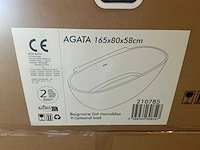 Allibert agata vrijstaande bad (165x80 cm) - afbeelding 3 van  4
