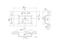 Allibert kole wastafel - afbeelding 2 van  4