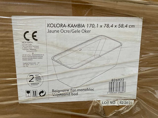 Allibert kolora 170x78 zitbad - afbeelding 6 van  7