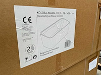 Allibert kolora kambia vrijstaande bad blue oostzee 170cm - afbeelding 4 van  4