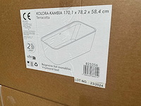 Allibert kolora kambia vrijstaande bad terracotta - afbeelding 2 van  2
